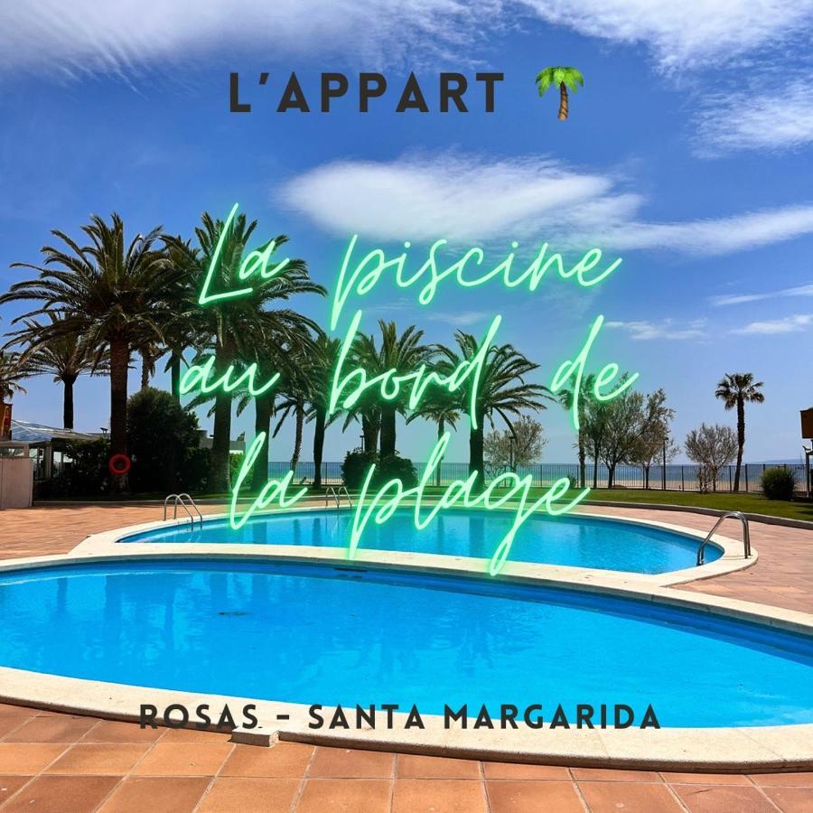 L'Appart-Rosas Boheme Chic, Au Bord De La Mer Esterno foto